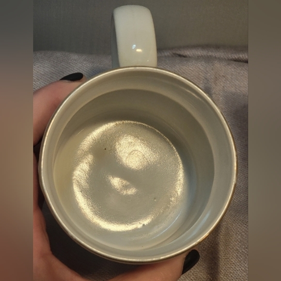 Vintage Art of Chokin Japanese Bird Butterfly Themed Gilded GOLD Cup - Picture 7 of 11